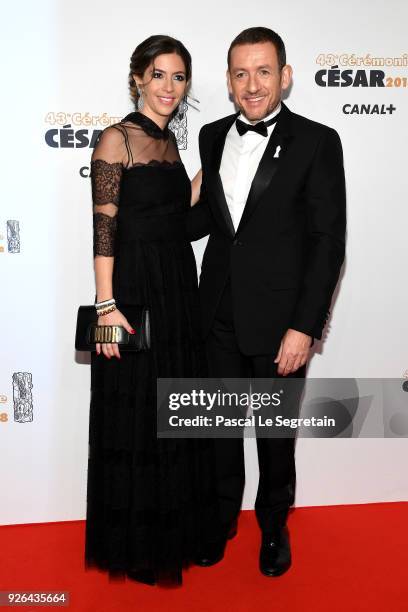 Dany Boon and Yael Harris arrive at the Cesar Film Awards 2018 at Salle Pleyel on March 2, 2018 in Paris, France.