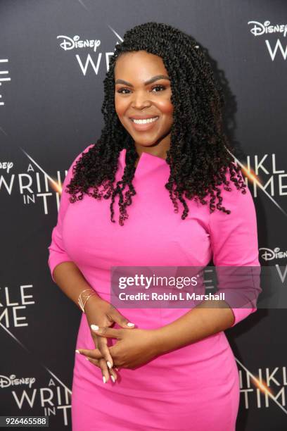 Mayor Aja Brown attends Disney's "A Wrinkle In Time" to Compton at Douglas F. Dollarhide Community Center on March 2, 2018 in Compton, California.