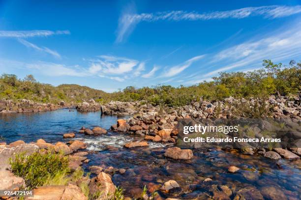 chapada dos veadeiros national park - chapada dos veadeiros stock-fotos und bilder