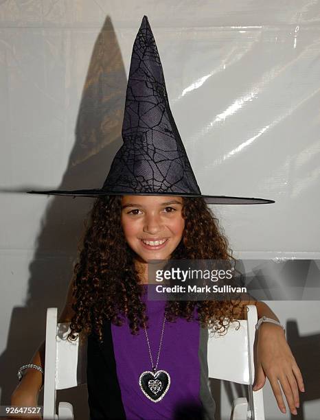 Actress Madison Pettis attends Camp Ronald McDonald For Good Times 17th Annual Halloween Carnival at Universal Studios Hollywood on October 25, 2009...