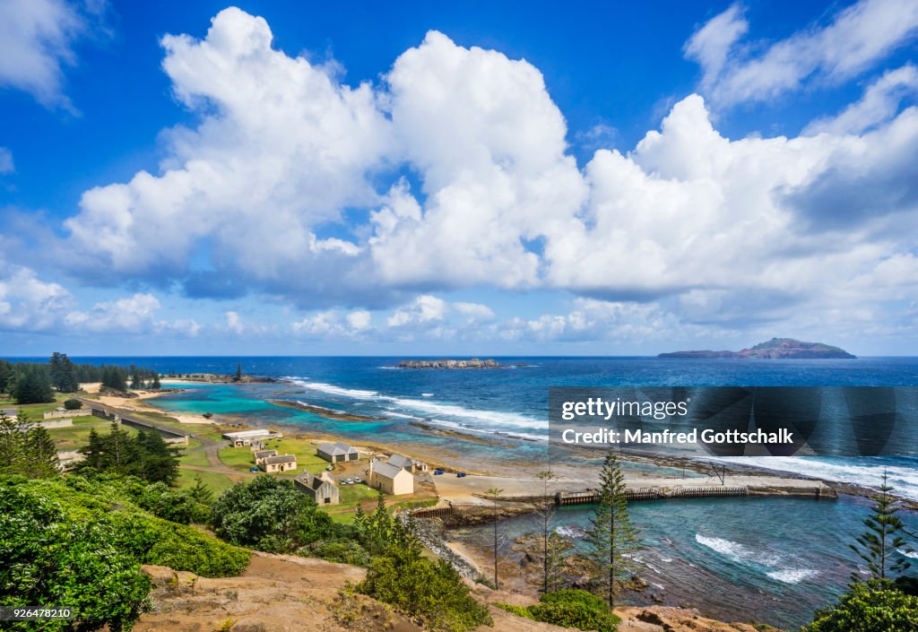Kingston Pier from Flagstaff Hill Norfolk Island
