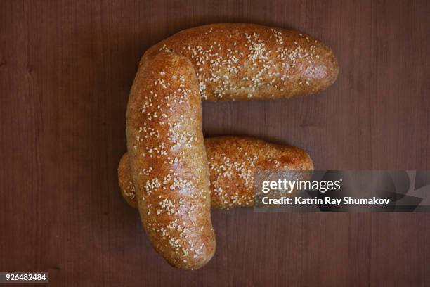 letter f - bread alphabet - rustic font stock pictures, royalty-free photos & images