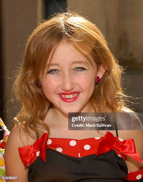 Actress Noah Cyrus attends the Camp Ronald McDonald For Good Times 17th Annual Halloween Carnival at Universal Studios Hollywood on October 25, 2009...