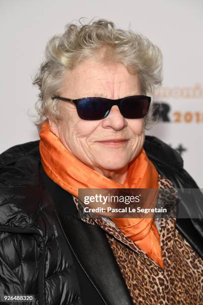 Josee Dayan arrives at the Cesar Film Awards 2018 at Salle Pleyel on March 2, 2018 in Paris, France.