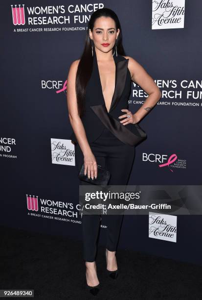 Actress Natalie Martinez attends Women's Cancer Research Fund's An Unforgettable Evening Benefit Gala at the Beverly Wilshire Four Seasons Hotel on...