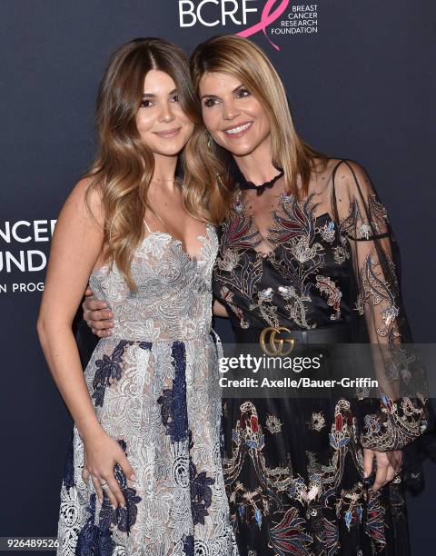 Actress Lori Loughlin and daughter Olivia Jade Giannulli attend Women's Cancer Research Fund's An Unforgettable Evening Benefit Gala at the Beverly...