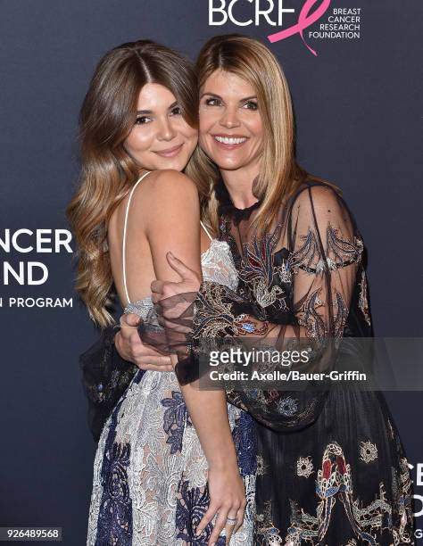 Actress Lori Loughlin and daughter Olivia Jade Giannulli attend Women's Cancer Research Fund's An Unforgettable Evening Benefit Gala at the Beverly...