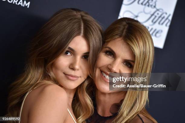 Actress Lori Loughlin and daughter Olivia Jade Giannulli attend Women's Cancer Research Fund's An Unforgettable Evening Benefit Gala at the Beverly...