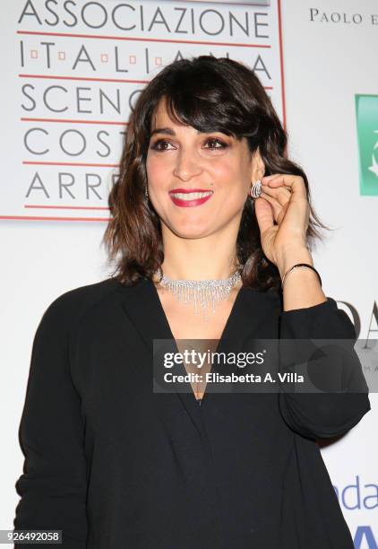 Donatella Finocchiaro attends the ASC 40th anniversary party at Palazzo delle Esposizioni on March 2, 2018 in Rome, Italy.