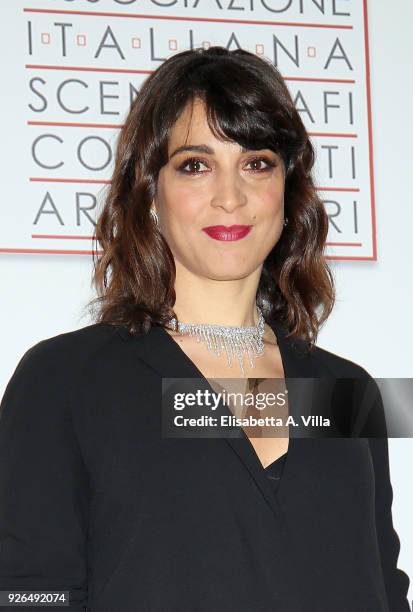 Donatella Finocchiaro attends the ASC 40th anniversary party at Palazzo delle Esposizioni on March 2, 2018 in Rome, Italy.