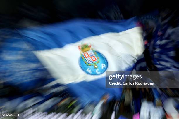 Porto supporters during the Portuguese Primeira Liga match between FC Porto and Sporting CP at Estadio do Dragao on March 2, 2018 in Porto, Porto.