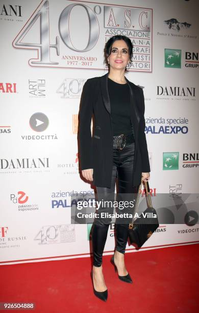 Rossella Brescia attends the ASC 40th anniversary party at Palazzo delle Esposizioni on March 2, 2018 in Rome, Italy.