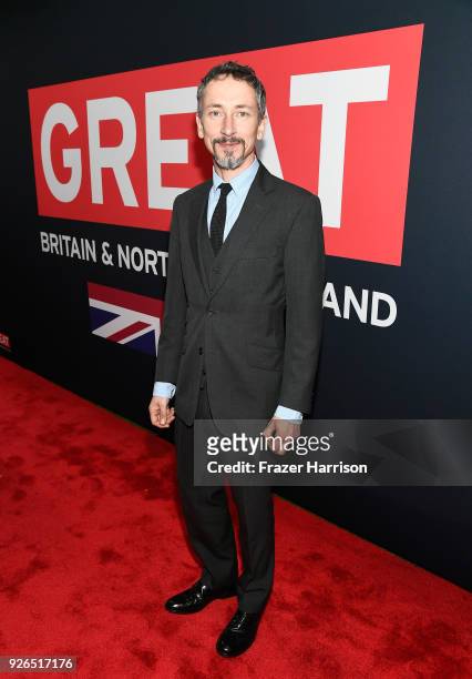 Stuart Wilson attends the Great British Film Reception honoring the British nominees of The 90th Annual Academy Awards on March 2, 2018 in Los...