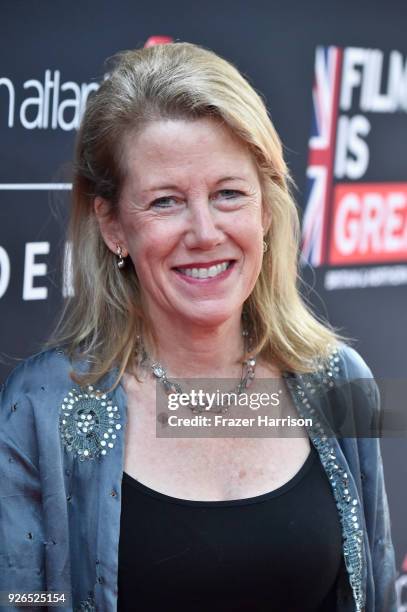 Lisa Bruce attends the Great British Film Reception honoring the British nominees of The 90th Annual Academy Awards on March 2, 2018 in Los Angeles,...