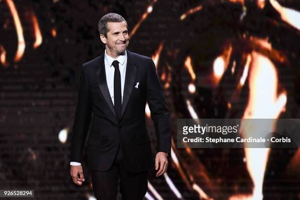 Guillaume Canet during the ceremony of the Cesar Film Awards 2018 at Salle Pleyel on March 2, 2018 in Paris, France.