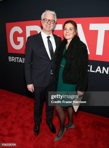 Ben Morris and Jules Morris attend the Great British Film Reception honoring the British nominees of The 90th Annual Academy Awards on March 2, 2018...