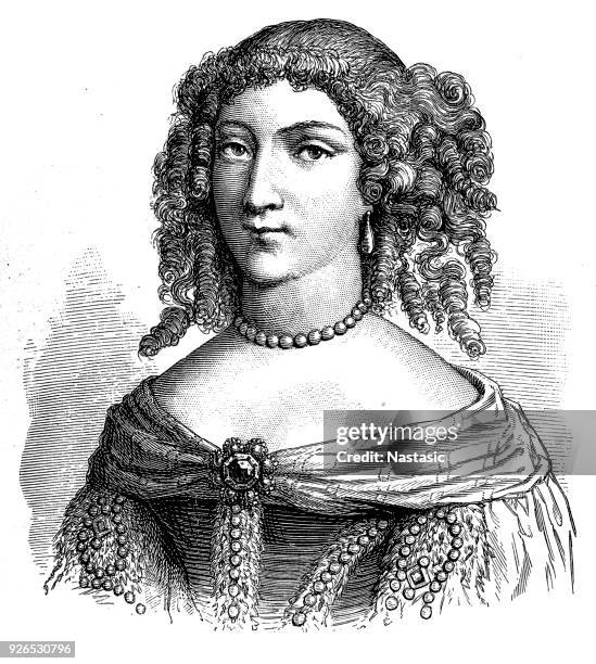 illustrations, cliparts, dessins animés et icônes de louise de la vallière fut une maîtresse de louis xiv de 1661 à 1667 - louis xiv
