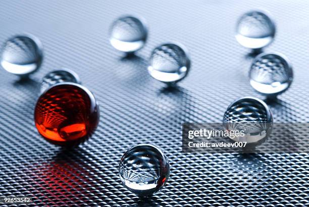 glass  marbles - glass sphere stock pictures, royalty-free photos & images