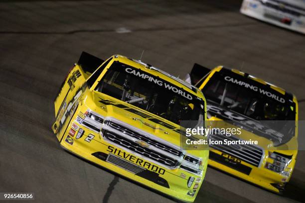 Cody Coughlin GMS Racing Chevrolet Silverado during the Stratosphere 200 NASCAR Camping World Truck Series race on March 2018, at Las Vegas Motor...