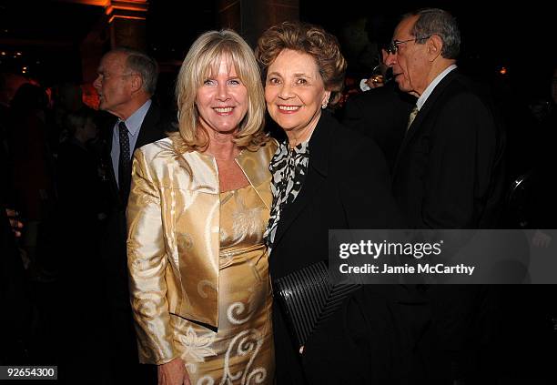 Tipper Gore and Matilda Cuomo attend the Rodale launch party for Al Gore's New Book "OUR CHOICE: A Plan To Solve The Climate Crisis" at the American...