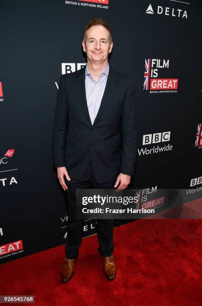 Los Angeles Chairman Kieran Breen attends the Great British Film Reception honoring the British nominees of The 90th Annual Academy Awards on March...