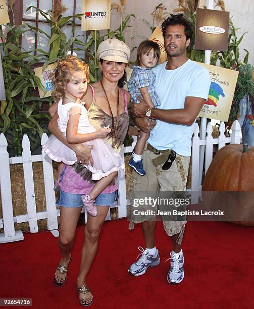 Brooke Burke, Shaya Charvet, and David Charvet attend Camp Ronald McDonald For Good Times' 17th Annual Halloween Carnival at Universal Studios...