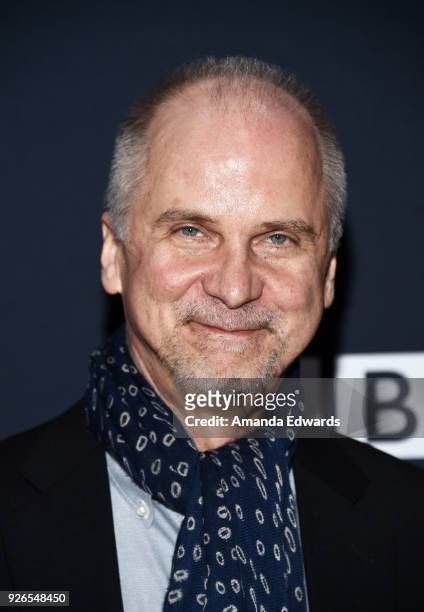 Visual effects artist John Nelson arrives at the Film Is GREAT Reception honoring the British Nominees of The 90th Annual Academy Awards at The...
