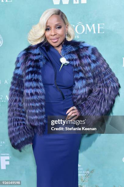 Mary J. Blige attends Women In Film Pre-Oscar Cocktail Party presented by Max Mara and Lancome with additional support from Crustacean Beverly Hills,...