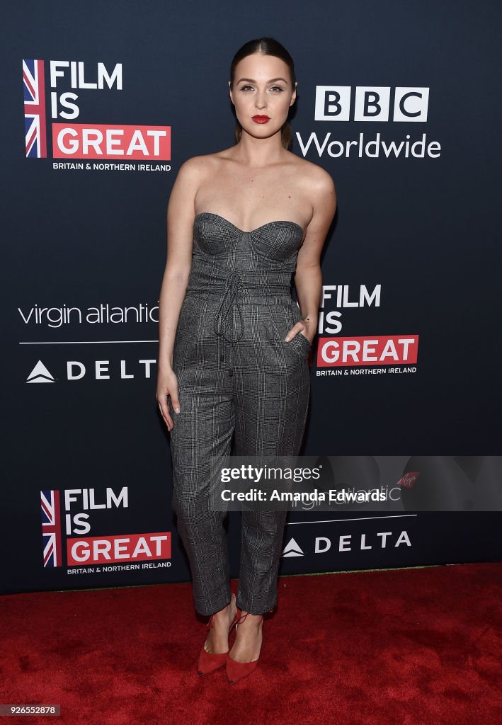 Film Is GREAT Reception Honoring British Nominees Of The 90th Annual Academy Awards - Arrivals