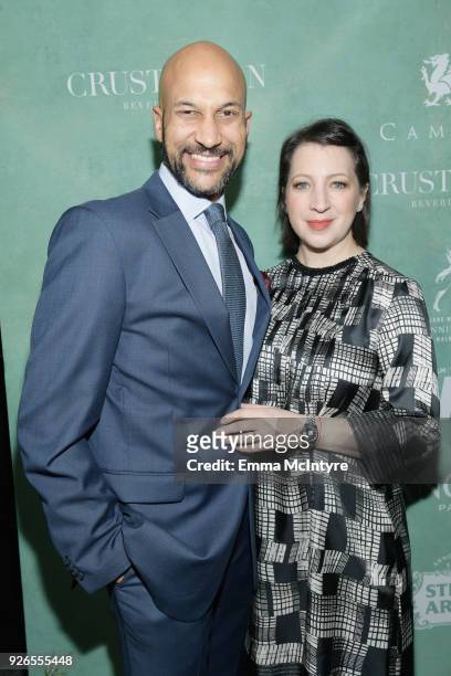 Keegan-Michael Key and Elisa Pugliese attend Women In Film Pre-Oscar Cocktail Party presented by Max Mara and Lancome with additional support from...