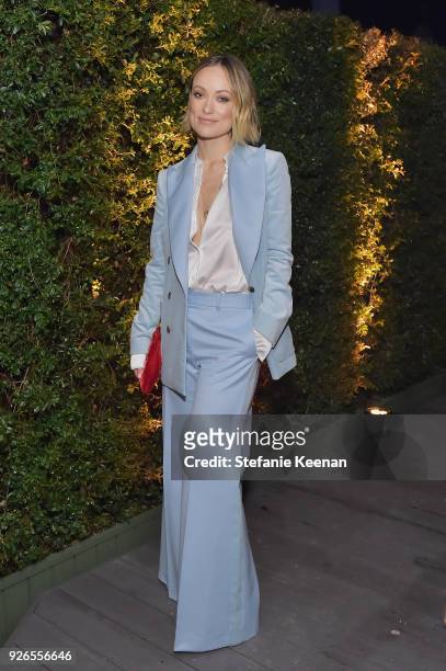 Olivia Wilde attends Women In Film Pre-Oscar Cocktail Party presented by Max Mara and Lancome with additional support from Crustacean Beverly Hills,...
