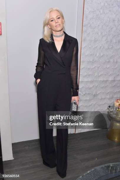 Elizabeth Banks, wearing Max Mara, attends Women In Film Pre-Oscar Cocktail Party presented by Max Mara and Lancome with additional support from...