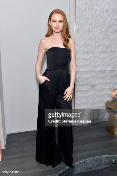Madelaine Petsch attends Women In Film Pre-Oscar Cocktail Party presented by Max Mara and Lancome with additional support from Crustacean Beverly...