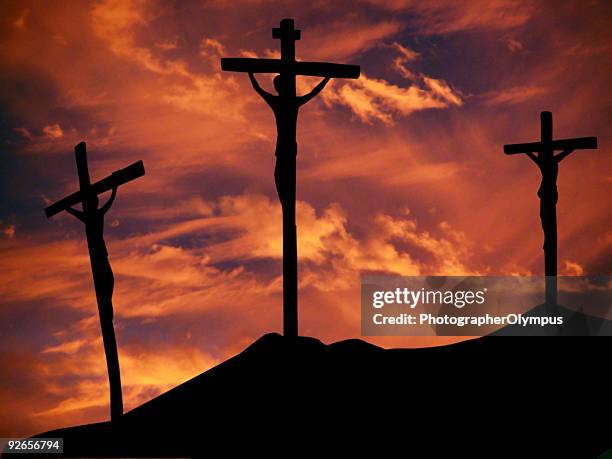 crucifixion - crucifix stock pictures, royalty-free photos & images