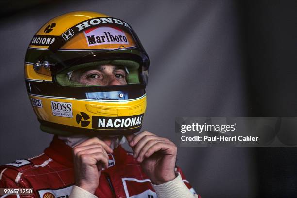 Ayrton Senna, McLaren-Honda MP4/5B, Grand Prix of Japan, Suzuka Circuit, 21 October 1990.