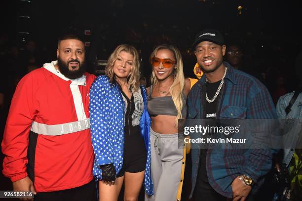 Jaden Smith, Fergie, Tinashe and Terrence J attend Demi Lovato "Tell Me You Love Me" World Tour at The Forum on March 2, 2018 in Inglewood,...