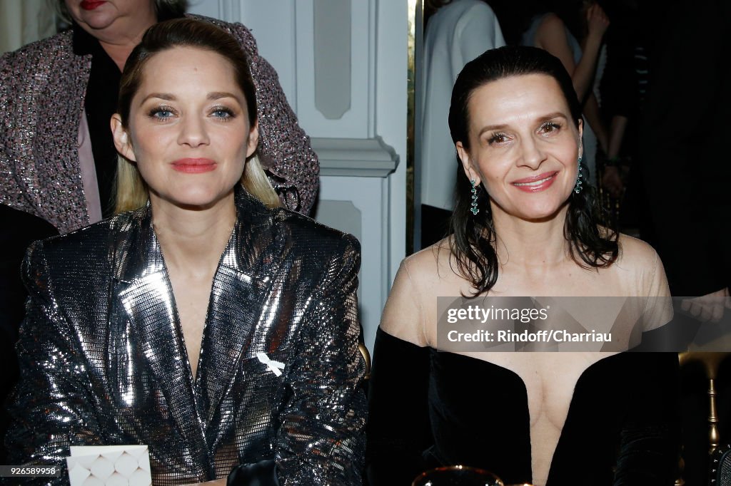 Dinner At Le Fouquet's - Cesar Film Awards 2018 In Paris