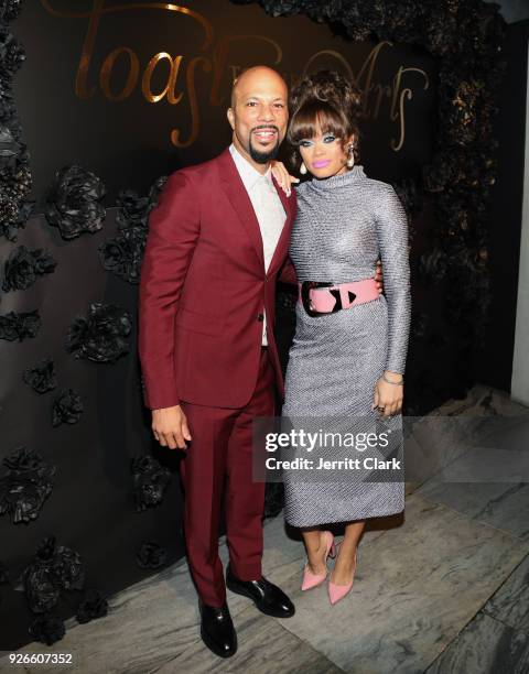 Common and Andra Day attend Toast To The Arts Presented by Remy Martin on March 2, 2018 in West Hollywood, California.