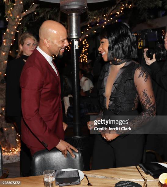Common and Tiffany Haddish attend Toast To The Arts Presented by Remy Martin on March 2, 2018 in West Hollywood, California.
