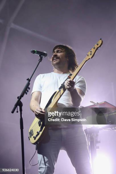 Reuben Styles of Peking Duk performs on stage at Auckland City Limits Music Festival on March 3, 2018 in Auckland, New Zealand.