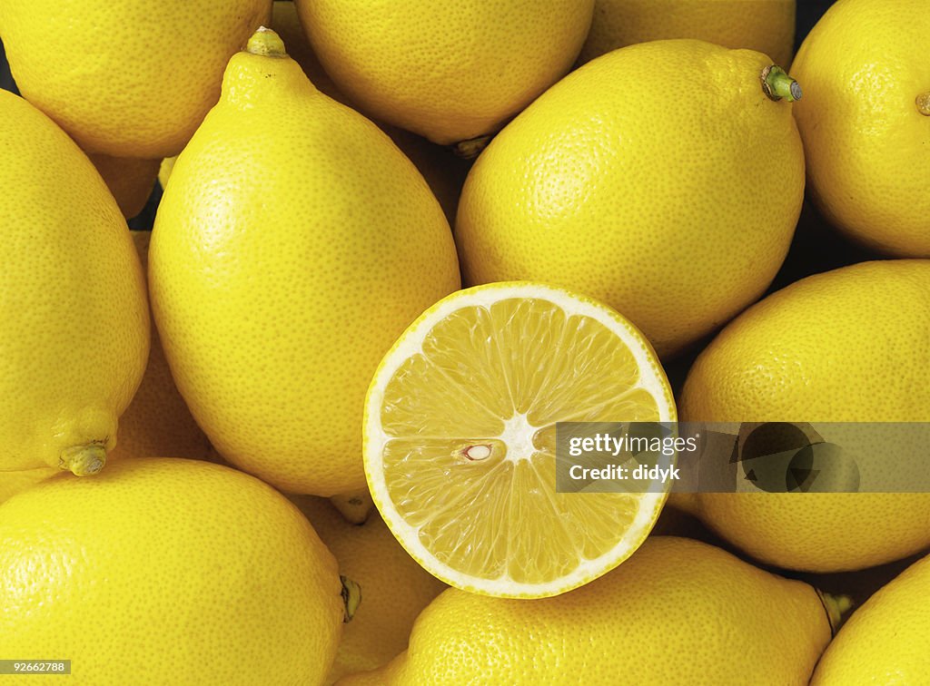 Gruppe von Zitronen