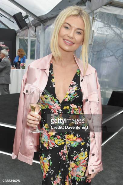 Georgia Toffolo attends the GREAT British Film Reception honoring the British nominees of The 90th Annual Academy Awards at The British Residence on...