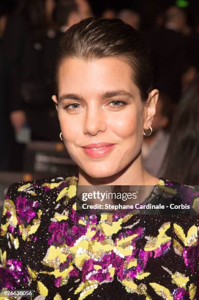 Charlotte Casiraghi attends the Cesar Film Awards Ceremony at Salle Pleyel on March 2, 2018 in Paris, France.