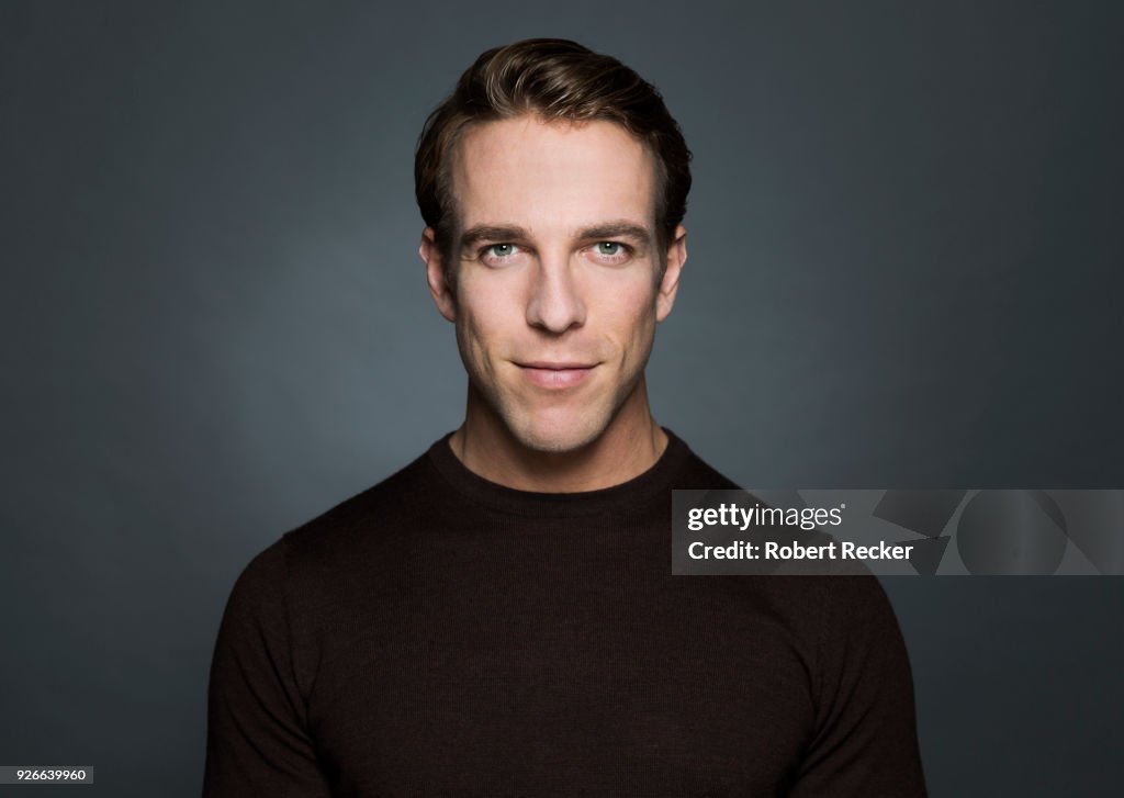 Handsome caucasian man