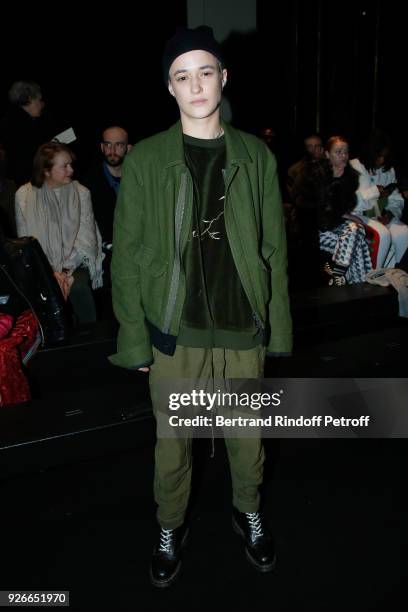 Agathe Mougin attends the Haider Ackermann show as part of the Paris Fashion Week Womenswear Fall/Winter 2018/2019 on March 3, 2018 in Paris, France.