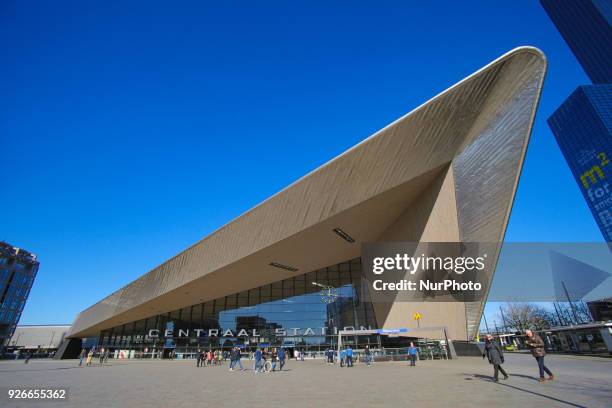 Rotterdam Centraal station is the main train station of the city of Rotterdam in the Netherlands, the new building, was built in 2012. The station...