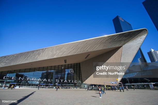 Rotterdam Centraal station is the main train station of the city of Rotterdam in the Netherlands, the new building, was built in 2012. The station...