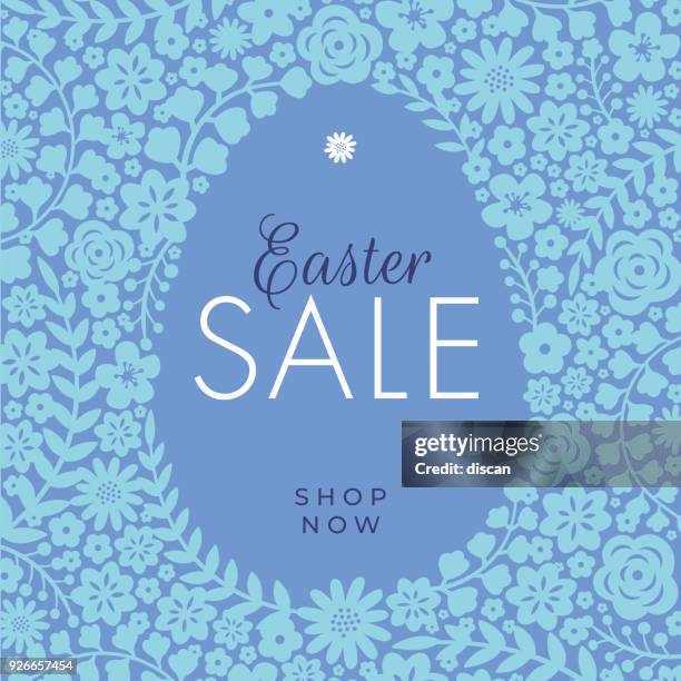 easter sale design for advertising, banners, leaflets and flyers - easter sunday stock illustrations