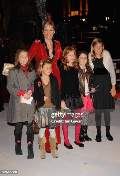 Tania Bryer arrives for the World Film Premiere of Disney's 'A Christmas Carol' at the Odeon Leicester Square on November 3, 2009 in London, England.