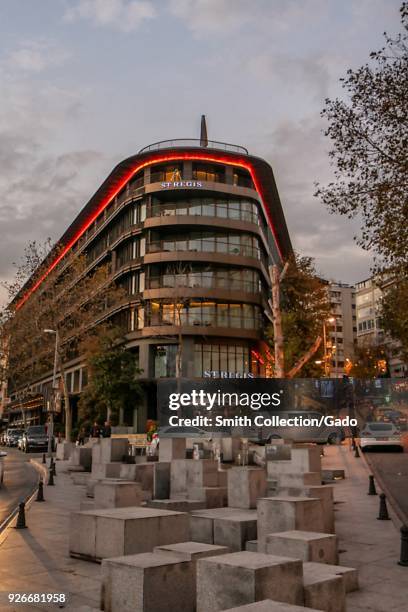 St. Regis hotel in the Nisantasi quarter, Sisli district, Istanbul, Turkey, November 23, 2017.